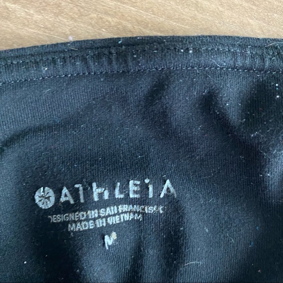ATHLETA BLACK HIGH RISE ELATION TIGHTS - Picture 4 of 4
